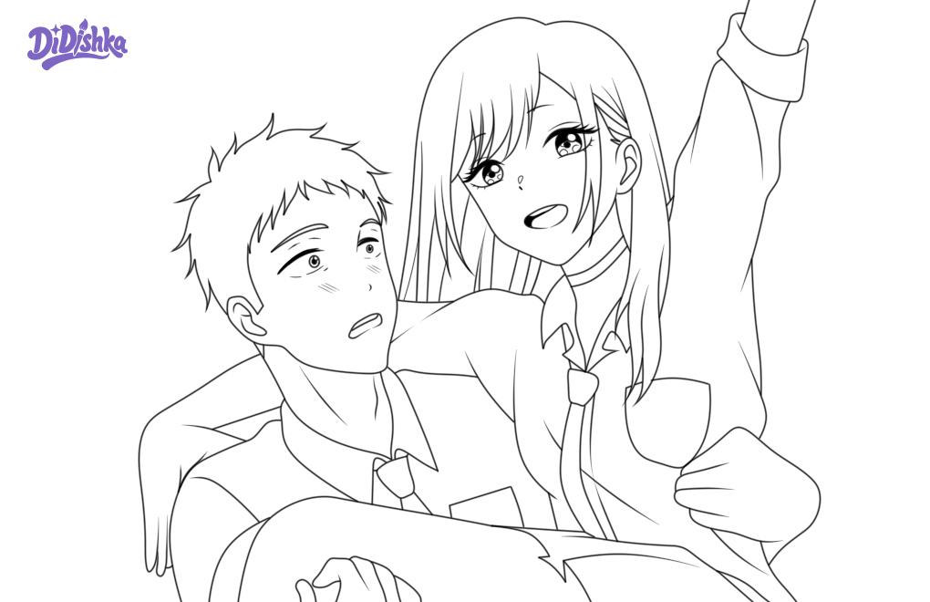 Раскраска 6851